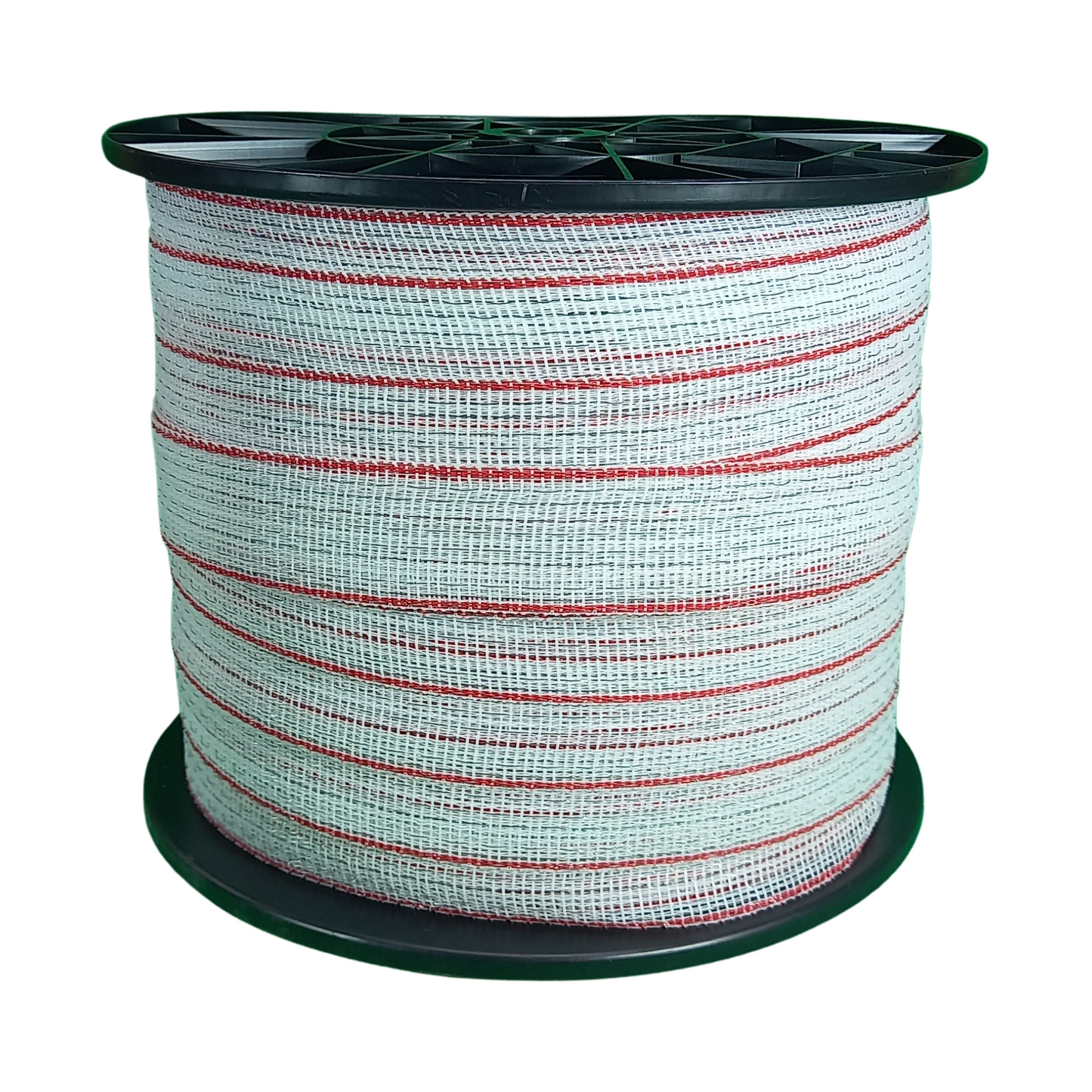 Schriklint wit-rood 100m 40mm