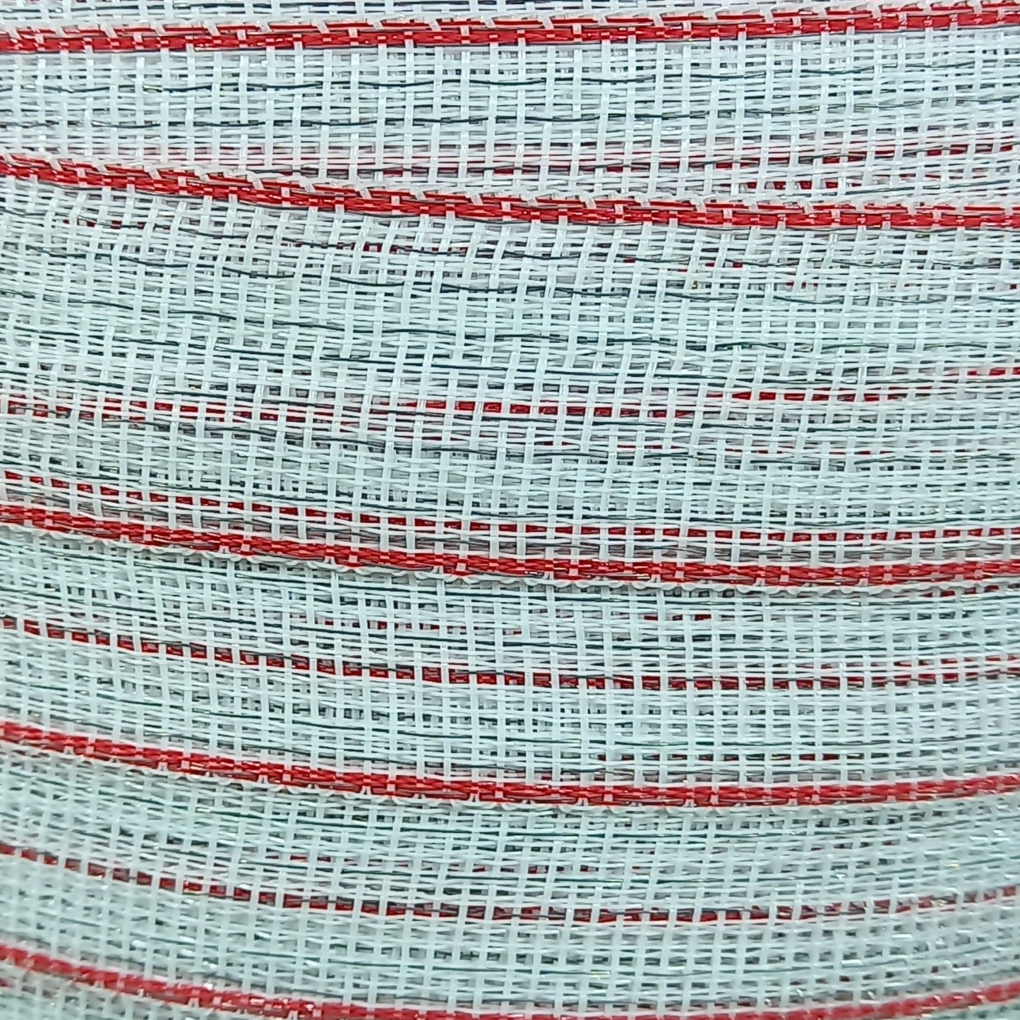 Schriklint wit-rood 100m 40mm