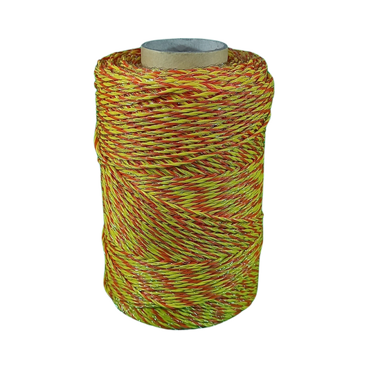 Schrikdraad geel-oranje 200m 2mm