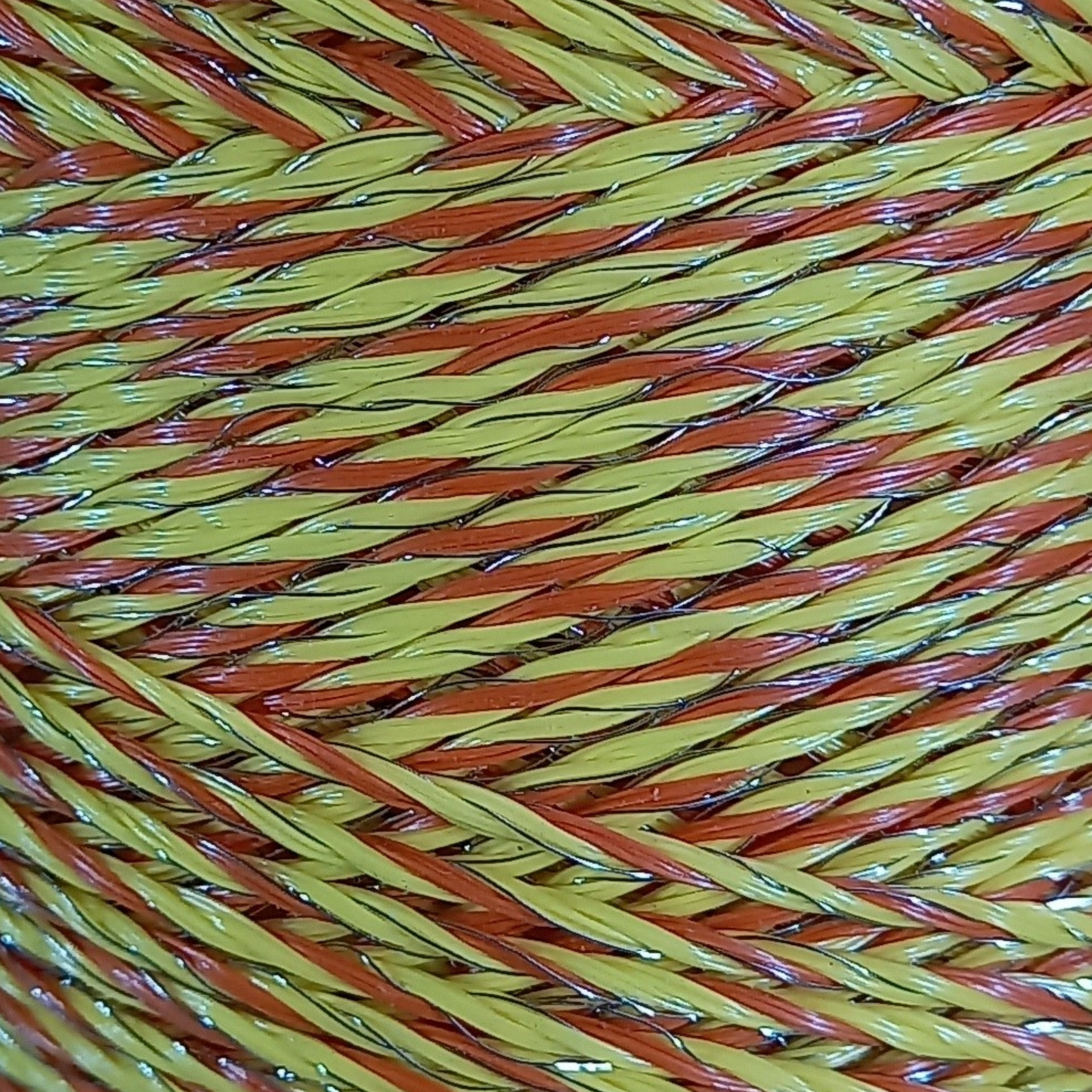 Schrikdraad geel-oranje 200m 2mm