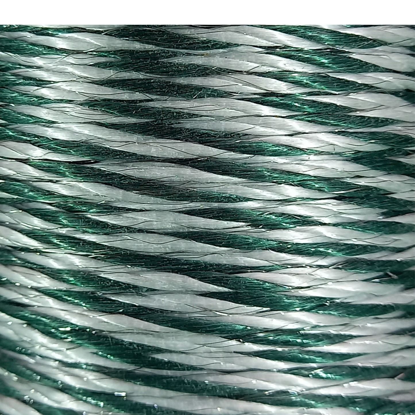 Schrikdraad groen-wit 200m 6mm