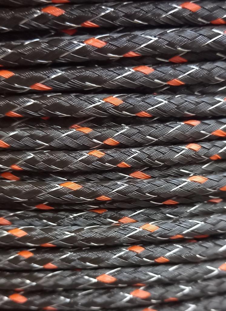 Schrikdraad bruin-rood 200m 6mm
