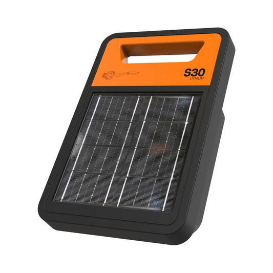 Gallagher S30li solar schrikdraadapparaat met lithium batterij