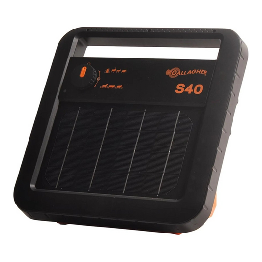 Gallagher S40 solar schrikdraadapparaat inclusief batterij (6 V - 10 Ah)