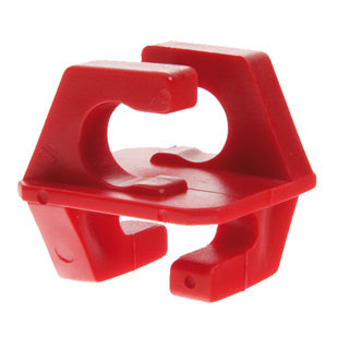 Klikisolatoren rood voor 12 mm 25 stuks