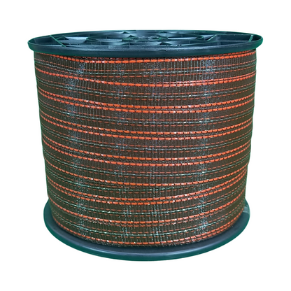 Schriklint bruin-oranje 200m 20mm