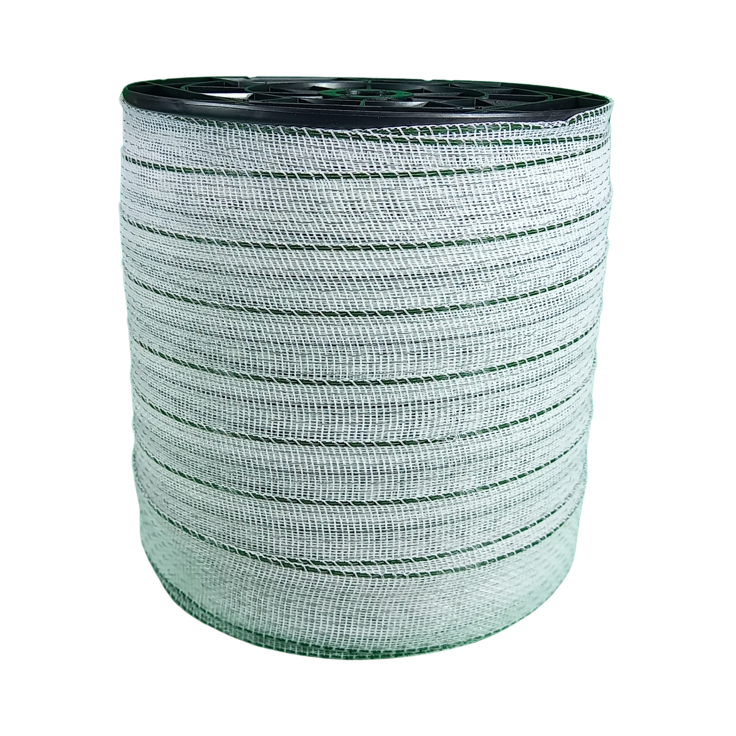 Schriklint wit-groen 100m 40mm