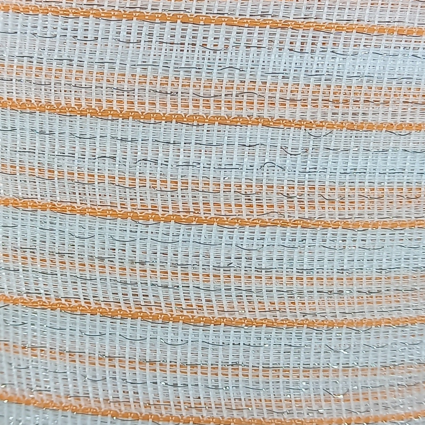 Schriklint wit-oranje 200m 40mm