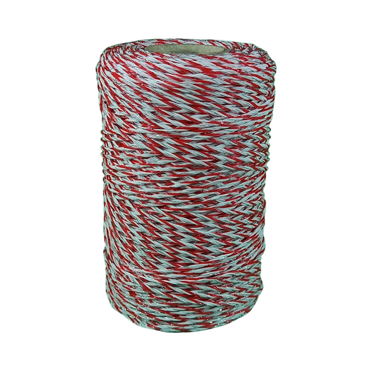 Schrikdraad rood-wit 200m 2mm