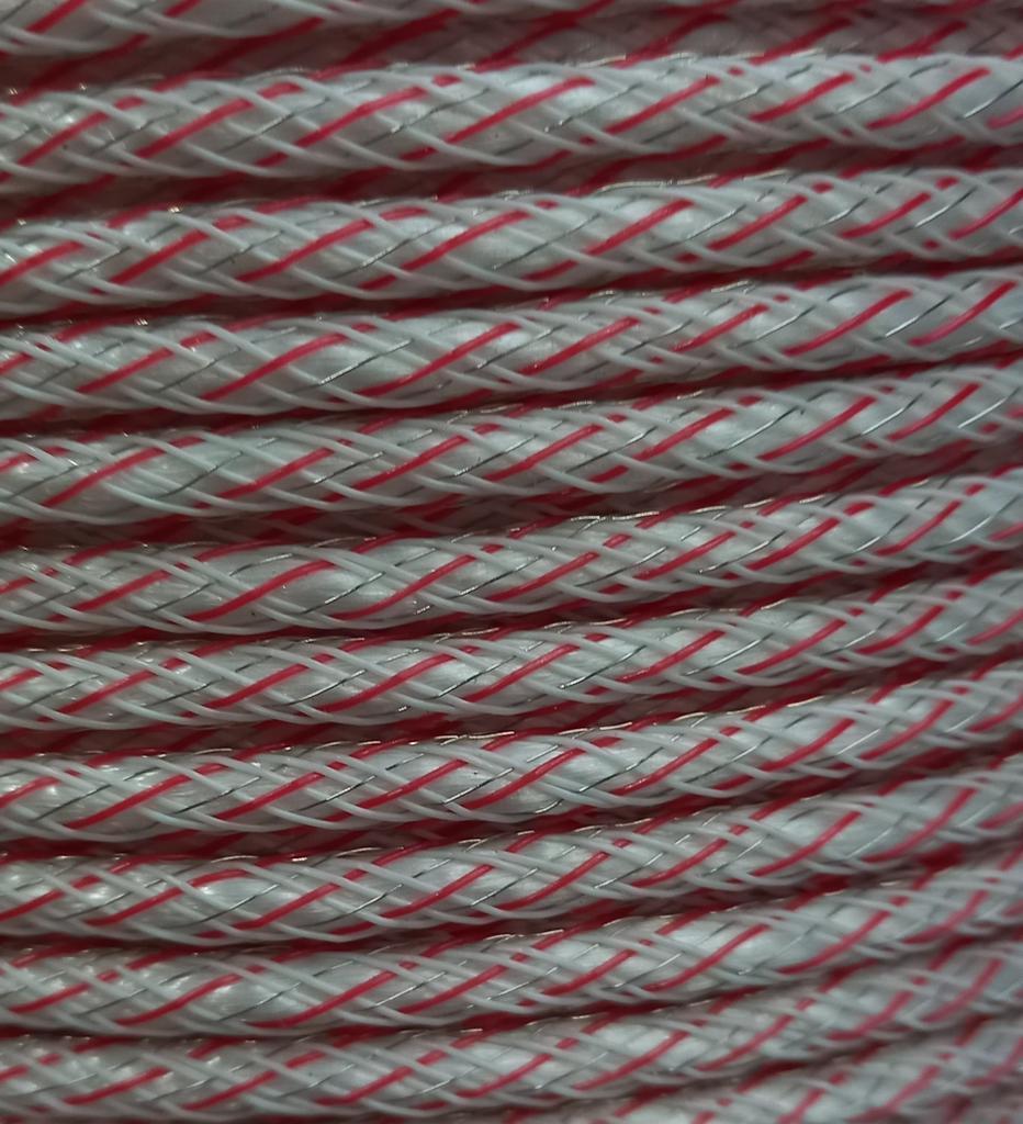 Schrikdraad rood-wit 200m 6mm