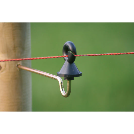 Afstand ringisolator 20 cm voor draad 10 stuks - afrasteringsmateriaal