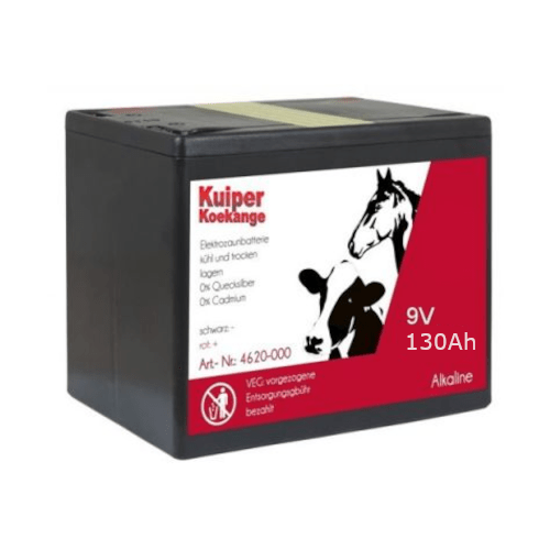 Batterij 9Volt - 130AH - afrasteringsmateriaal