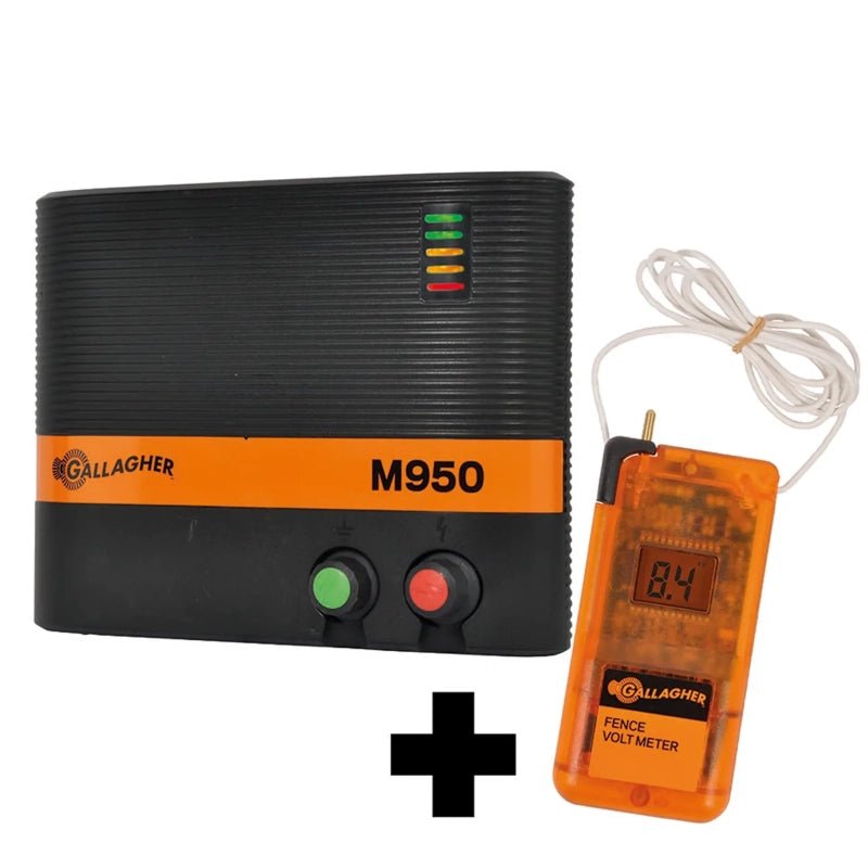 Gallagher M950 Schrikdraadapparaat Lichtnet (230 V) + Gratis Voltmeter - afrasteringsmateriaal