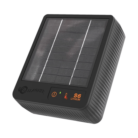 Gallagher S6 Solar schrikdraadapparaat incl. Lithium batterij (3.2 V - 6 Ah) - afrasteringsmateriaal