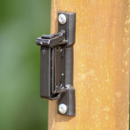 Isolatoren voor lint t/m 40 mm zwart - afrasteringsmateriaal