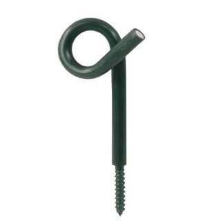 Krulstaart isolator groen/zwart 20 cm 8 mm 1 stuks - afrasteringsmateriaal