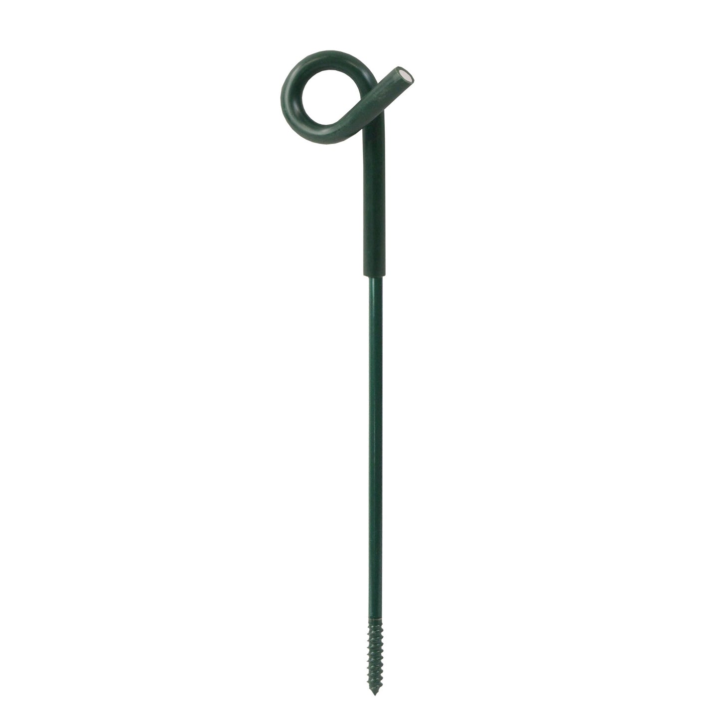 Krulstaart isolator groen/zwart 40 cm 8 mm 1 stuks - afrasteringsmateriaal