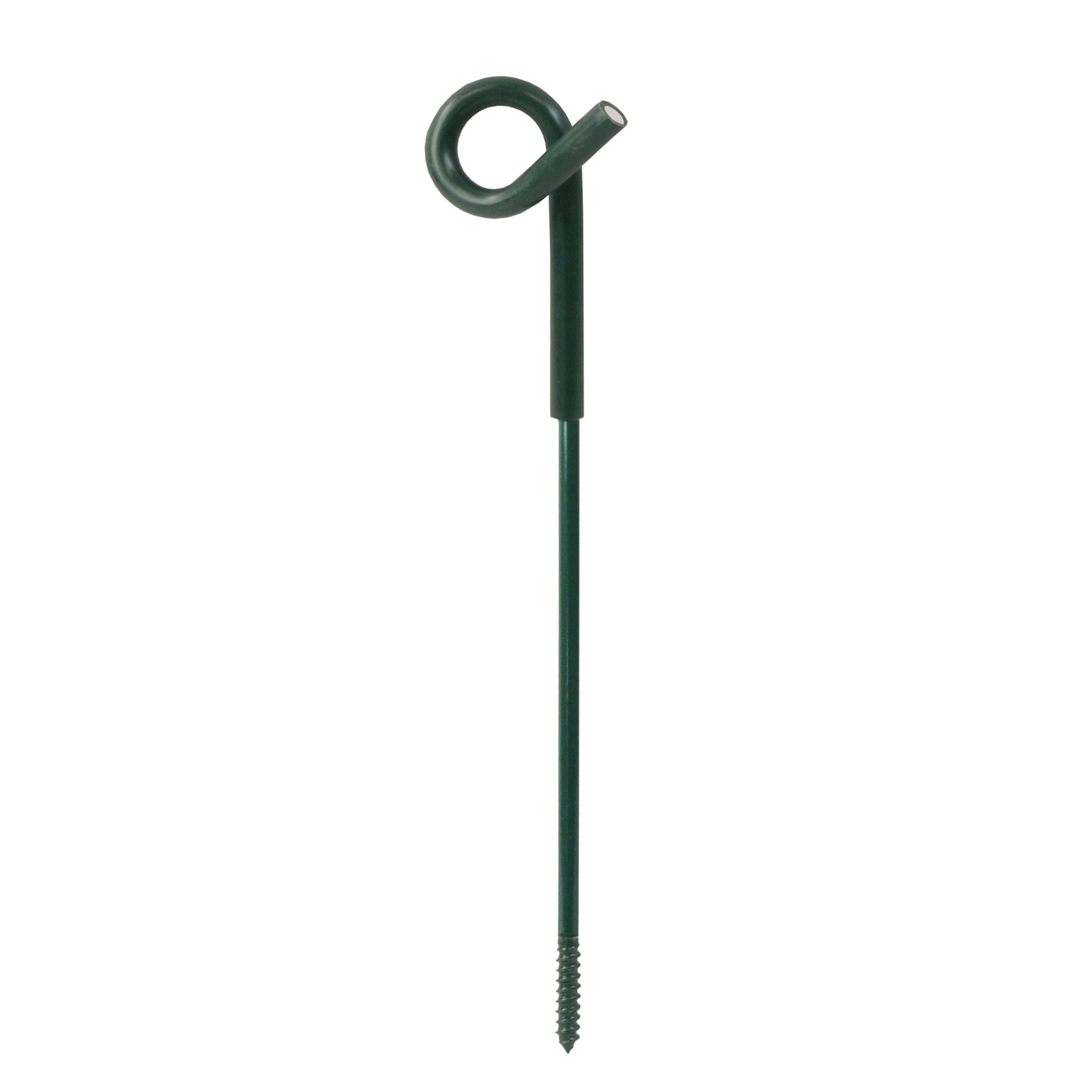 Krulstaart isolator groen/zwart 40 cm 8 mm 1 stuks - afrasteringsmateriaal