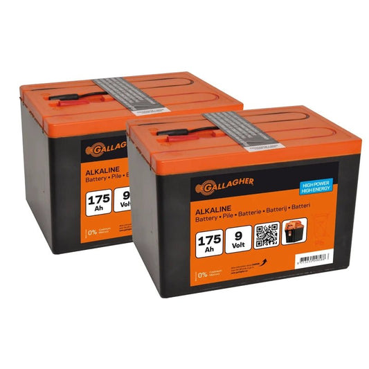 Powerpack batterij duopack (9V, 175Ah) - afrasteringsmateriaal