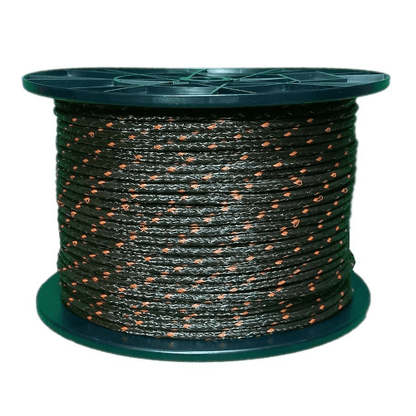 Schrikdraad bruin - rood 200m 6mm - afrasteringsmateriaal
