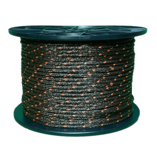 Schrikdraad bruin - rood 200m 6mm - afrasteringsmateriaal
