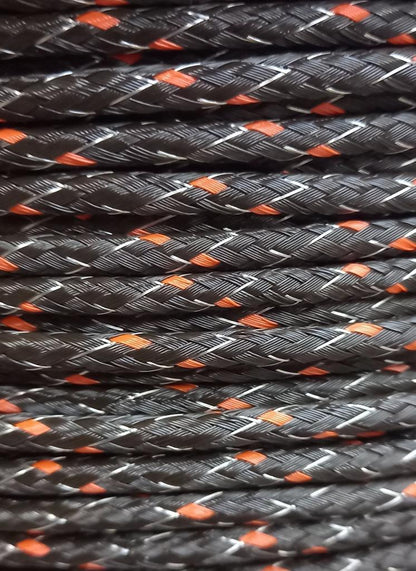 Schrikdraad bruin - rood 200m 6mm - afrasteringsmateriaal