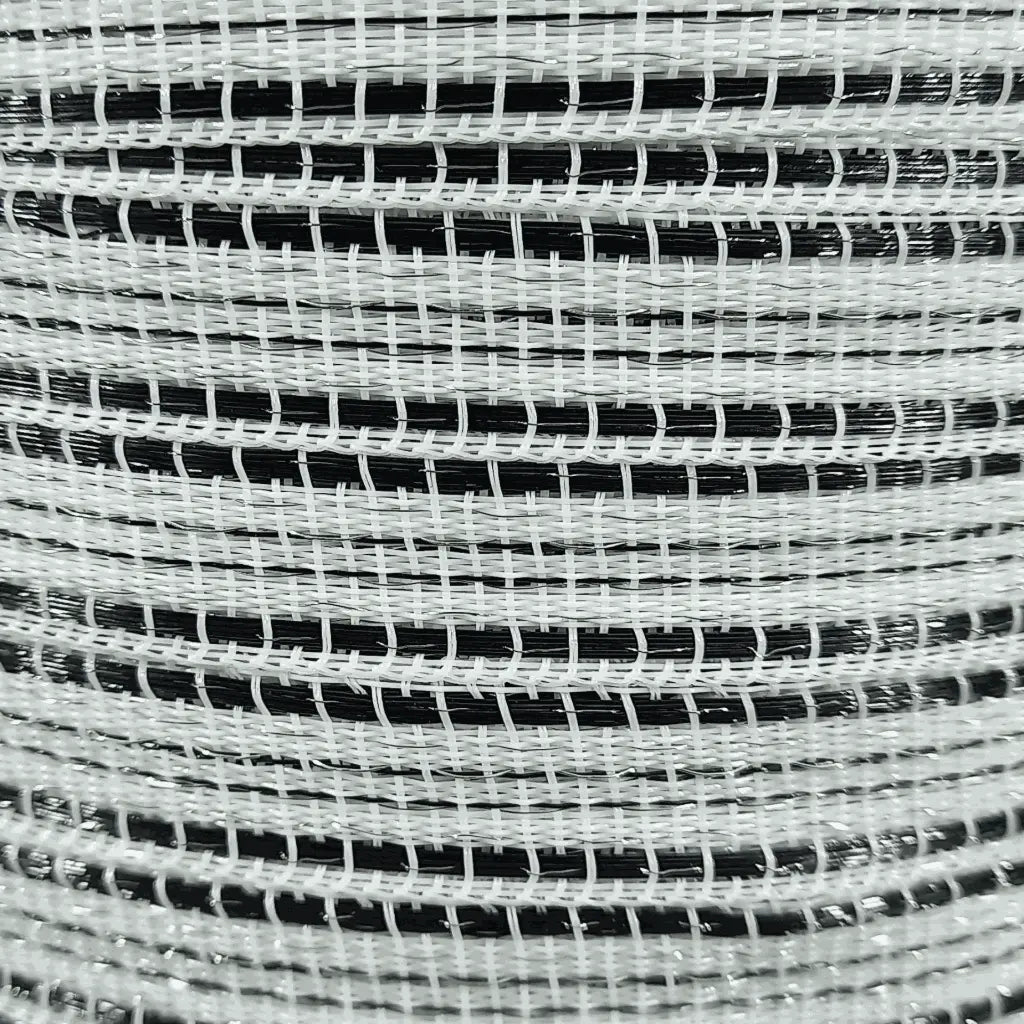 Schriklint wit - zwart 200m 20mm - afrasteringsmateriaal